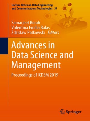 cover image of Advances in Data Science and Management